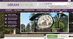 Desktop Screenshot of cityofhiramga.gov